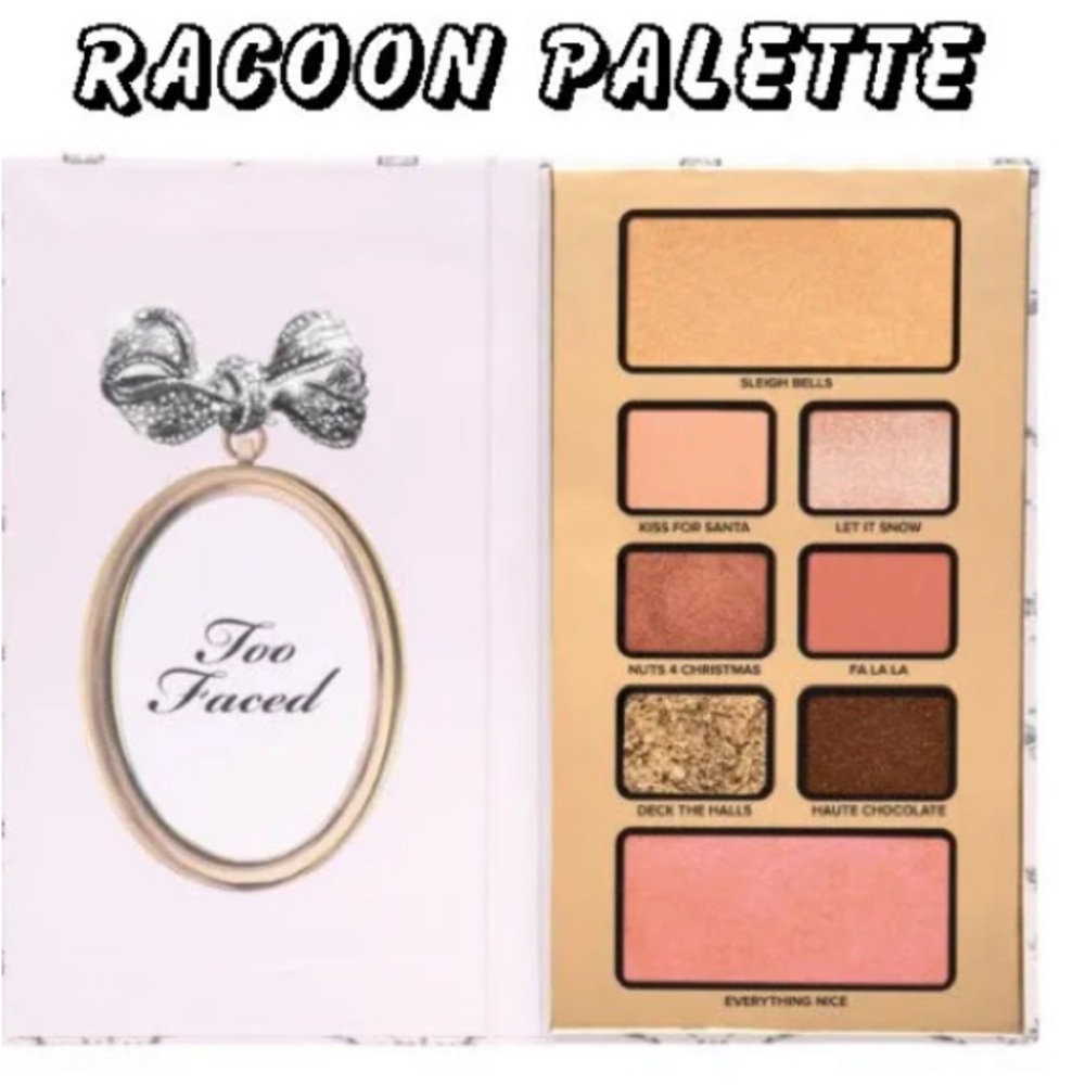 Too Faced Enchanted Winter Wonderland breakaway palettes, Racoon Palette